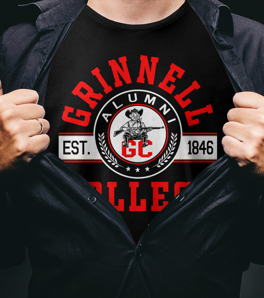 Grinnell College Alumni Est. 1846 GC T-Shirt