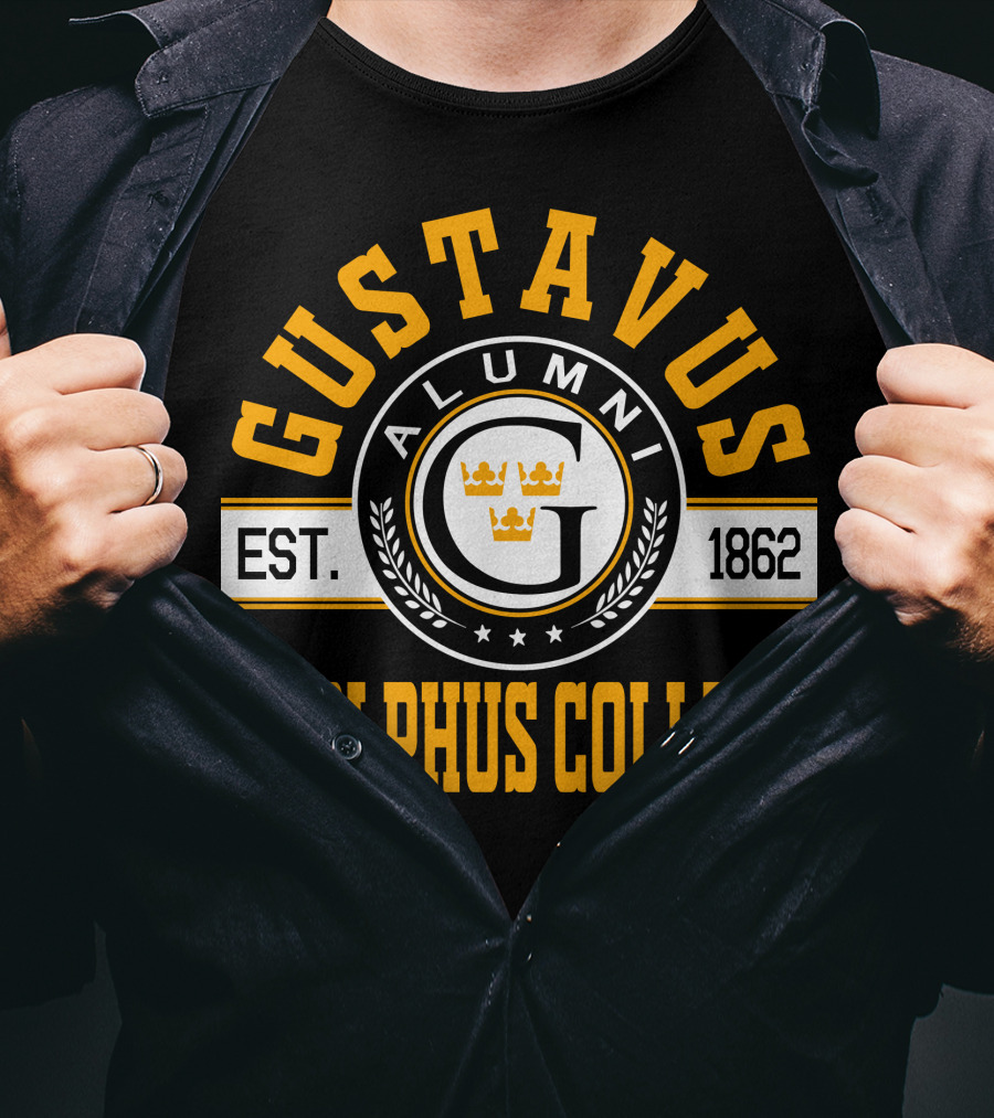 Gustavus Adolphus College Alumni Est. 1862 T-Shirt