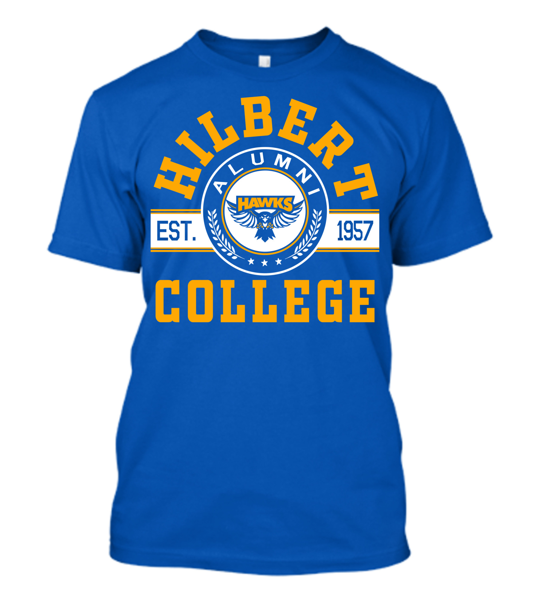 Hawks Hilbert College Alumni Est. 1957 T-Shirt