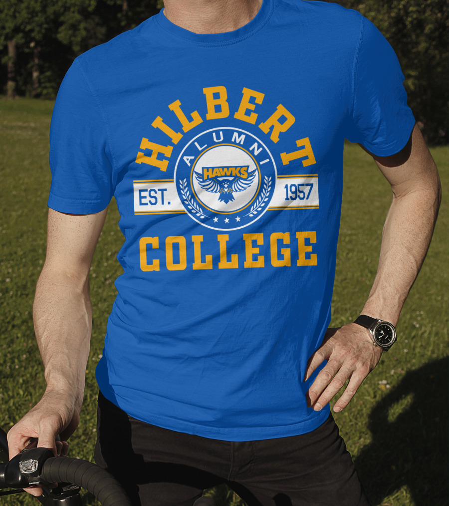 Hawks Hilbert College Alumni Est. 1957 T-Shirt