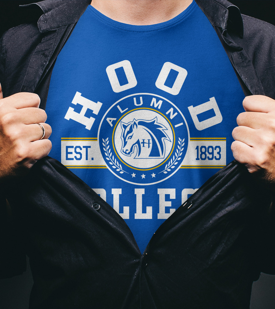 Hood College Alumni Est. 1893 Mustang Crest T-Shirt
