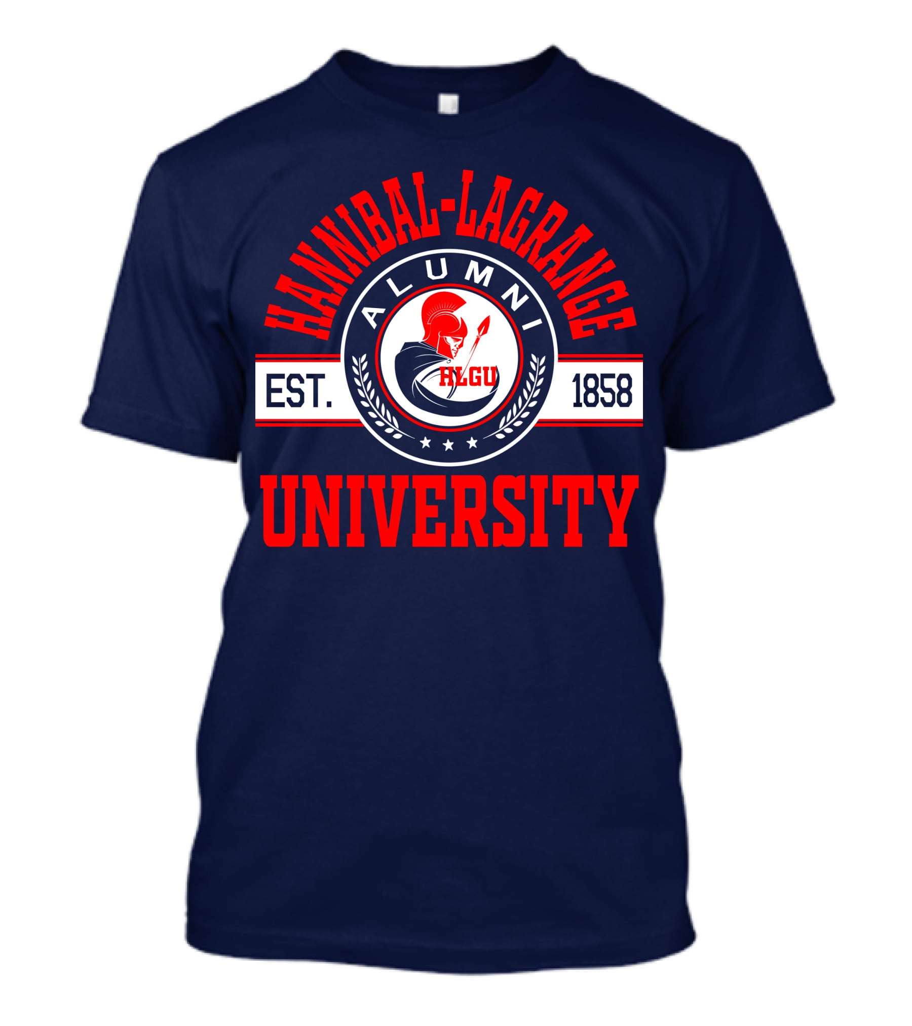 Hannibal LaGrange University Alumni HLGU Est. 1858 Spartan T-Shirt