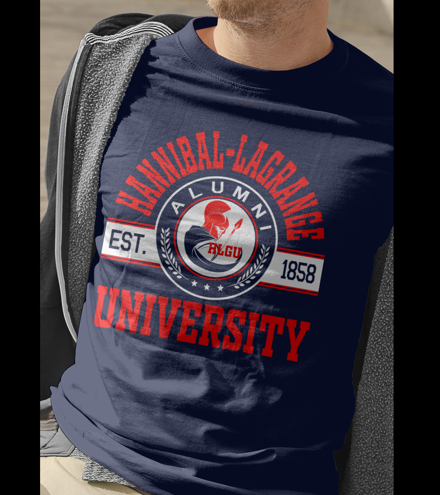 Hannibal LaGrange University Alumni HLGU Est. 1858 Spartan T-Shirt