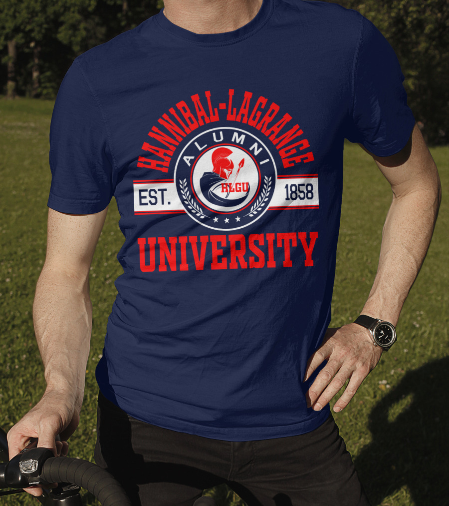 Hannibal LaGrange University Alumni HLGU Est. 1858 Spartan T-Shirt