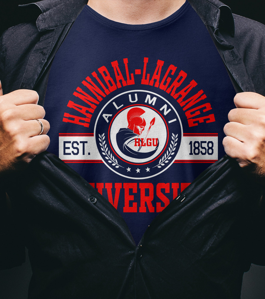 Hannibal LaGrange University Alumni HLGU Est. 1858 Spartan T-Shirt