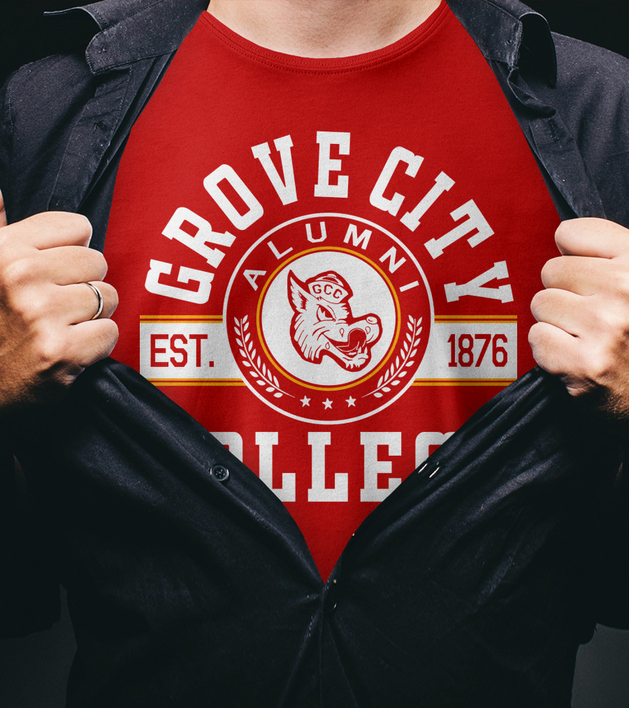 Grove City College Alumni Est. 1876 GCC T-Shirt