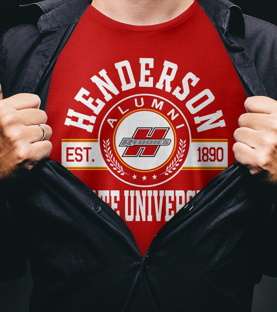 Henderson State University Alumni Reddies Est. 1890 T-Shirt