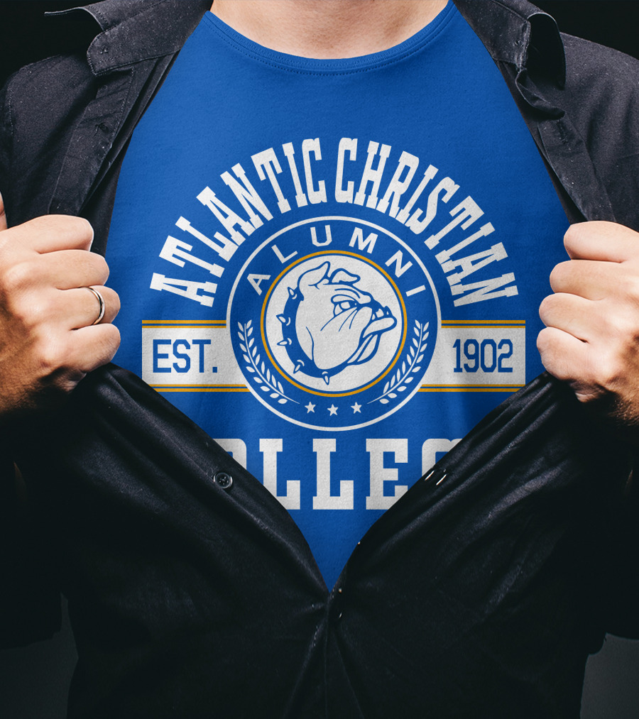 Atlantic Christian College Alumni Bulldog Est. 1902 T-Shirt