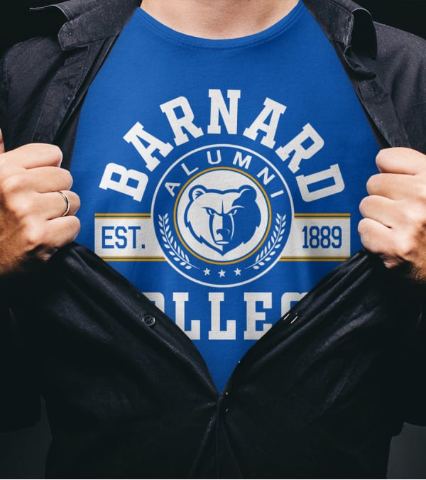 Barnard College Alumni Est. 1889 Bear T-Shirt