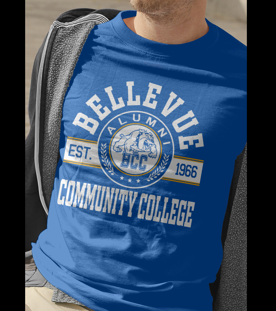 Bellevue Community College Alumni Est. 1966 BCC Bulldog T-Shirt