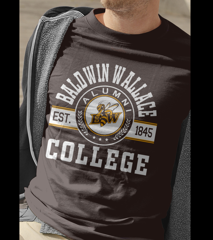 Baldwin Wallace College Alumni Est. 1845 Bee T-Shirt