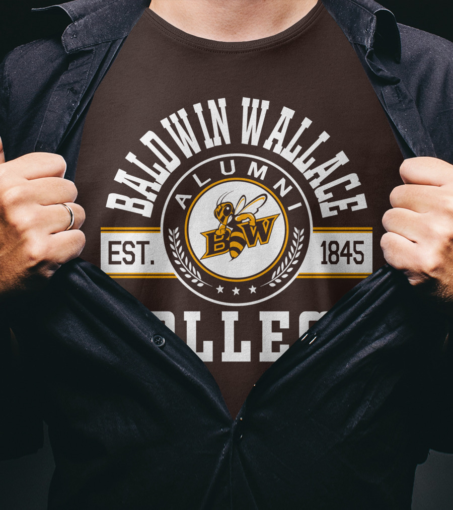 Baldwin Wallace College Alumni Est. 1845 Bee T-Shirt