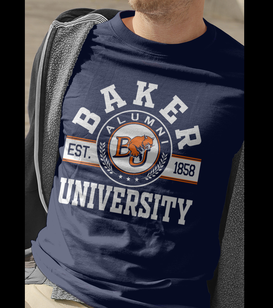 Baker University Alumni BJ Est. 1858 T-Shirt