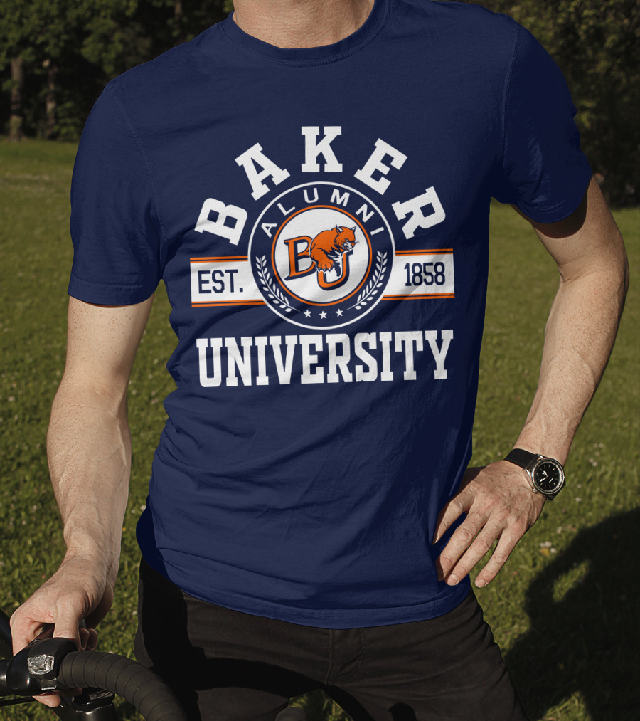 Baker University Alumni BJ Est. 1858 T-Shirt