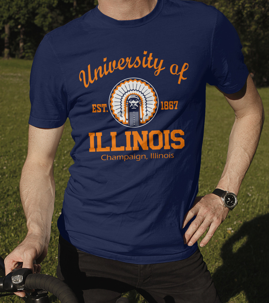 University Of Illinois Est. 1867 Champaign Illinois T-Shirt