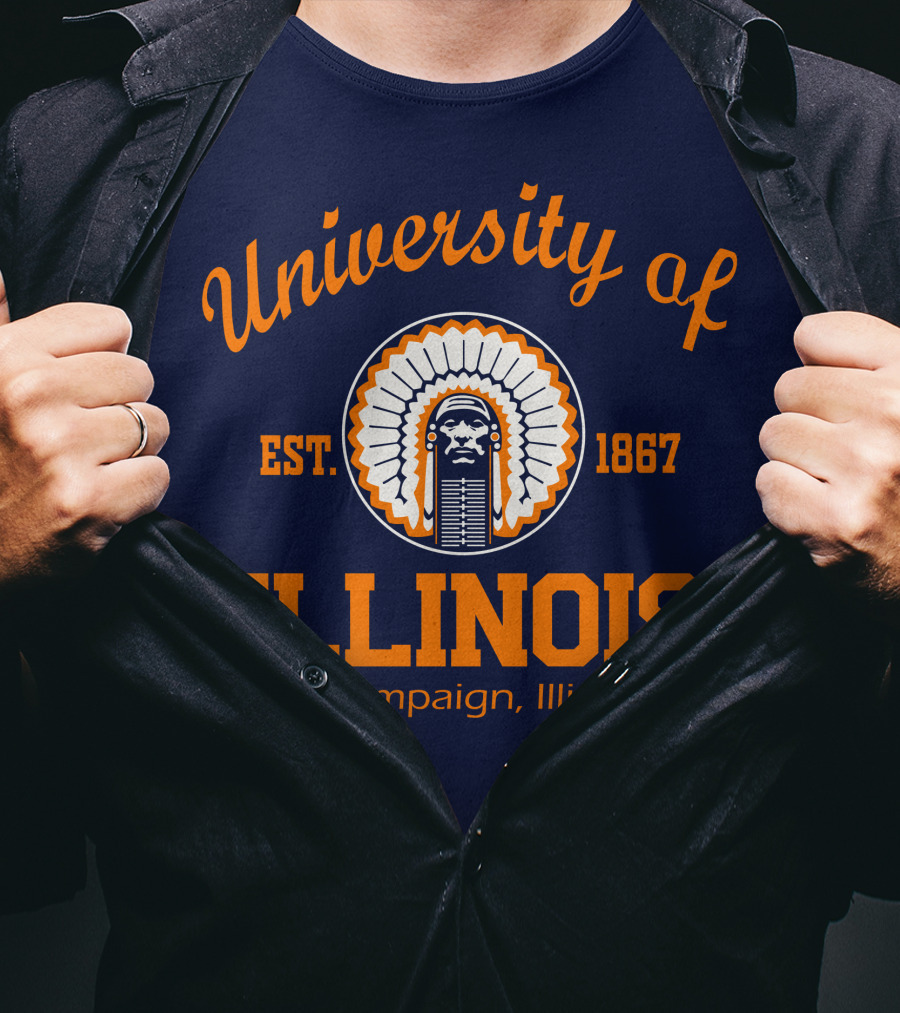 University Of Illinois Est. 1867 Champaign Illinois T-Shirt