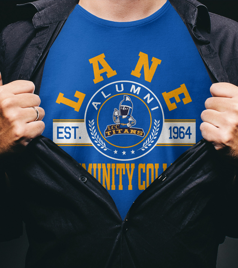 Lane Community College Alumni EST 1964 LCC Titans T-Shirt