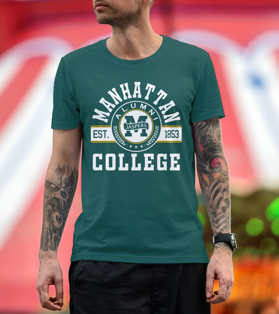 Manhattan College Alumni Jaspers Est. 1853 T-Shirt