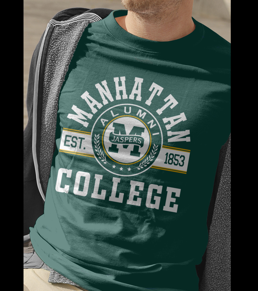 Manhattan College Alumni Jaspers Est. 1853 T-Shirt