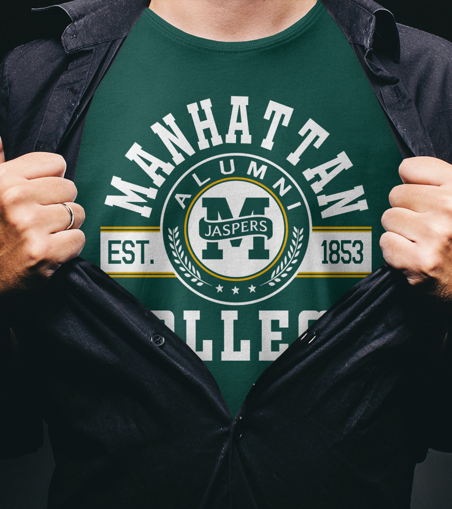 Manhattan College Alumni Jaspers Est. 1853 T-Shirt
