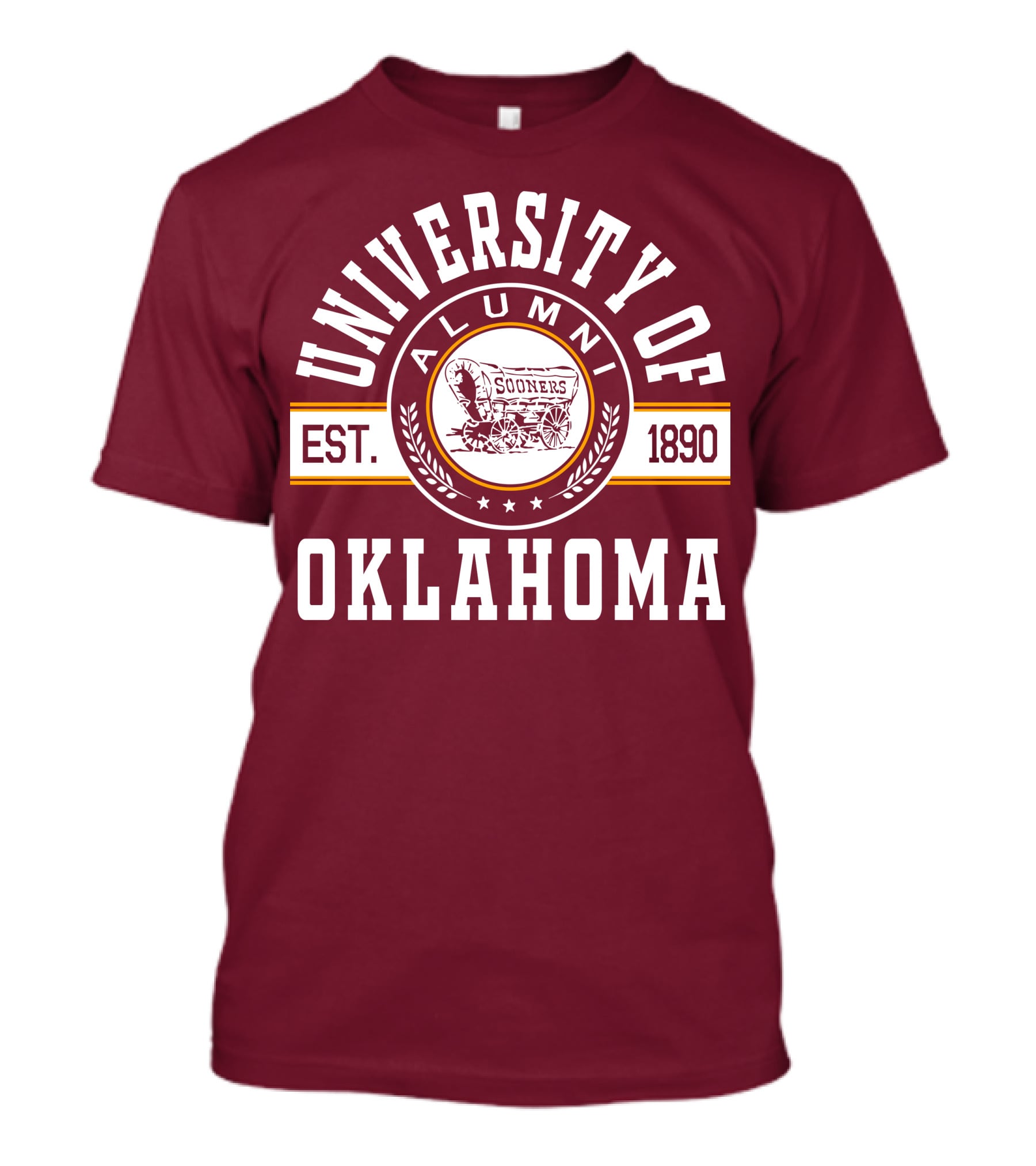 University Of Oklahoma Alumni Sooners Est. 1890 T-Shirt