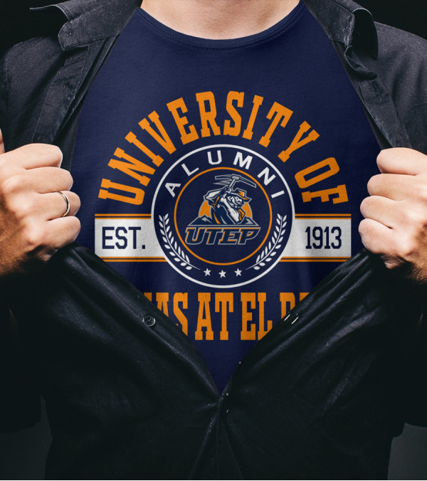 University Of Texas At El Paso UTEP Alumni Est. 1913 T-Shirt