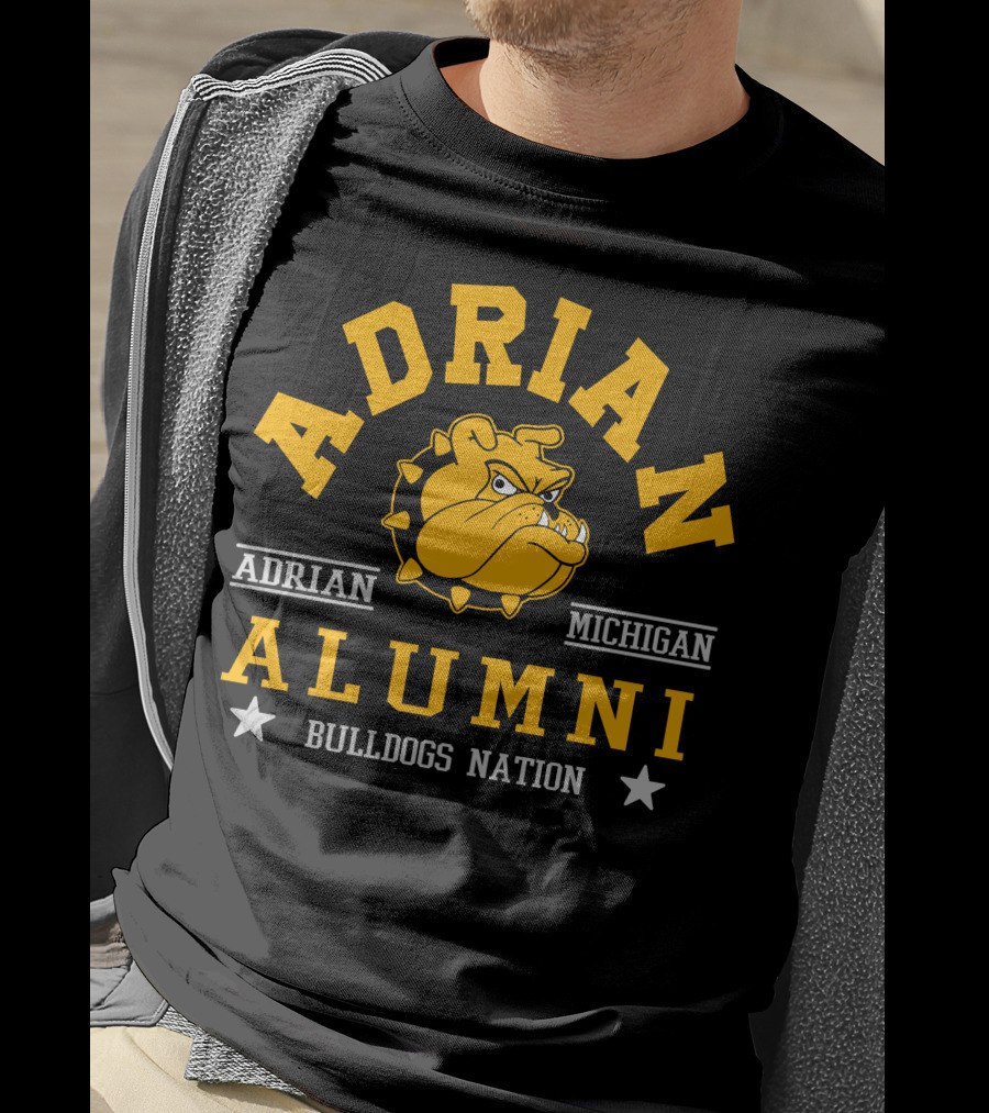 Adrian Michigan Alumni Bulldogs Nation T-Shirt