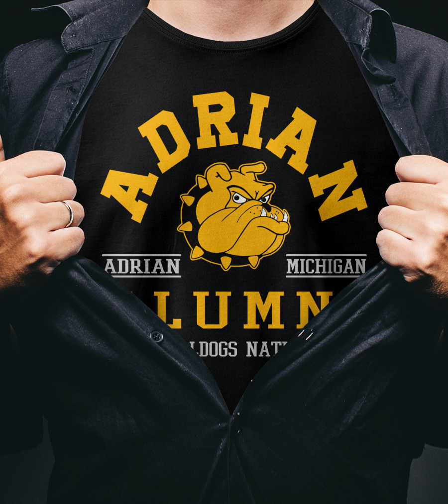 Adrian Michigan Alumni Bulldogs Nation T-Shirt