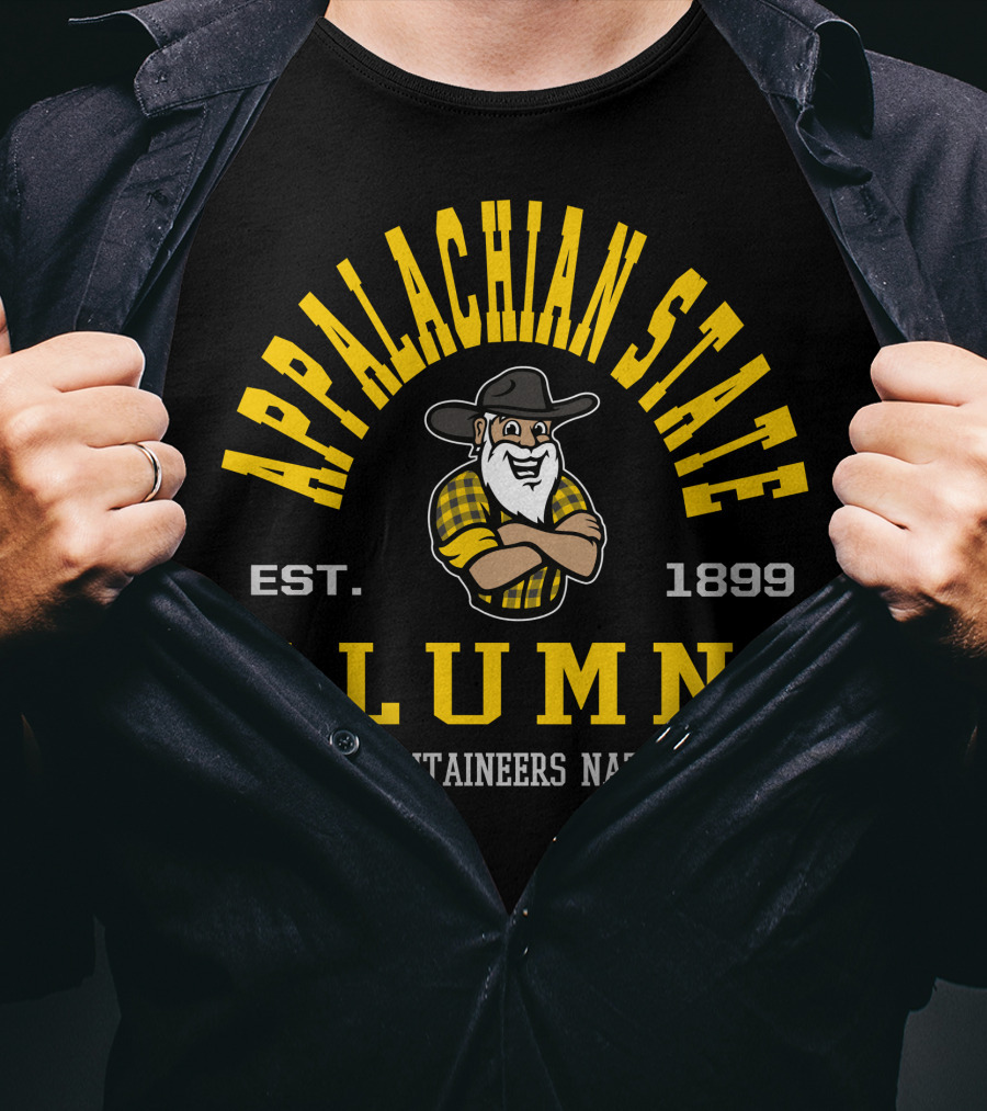 Appalachian State Alumni Established 1899 Mountaineers Nation T-Shirt