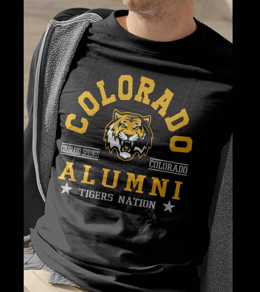 Colorado Springs Colorado Alumni Tigers Nation T-Shirt