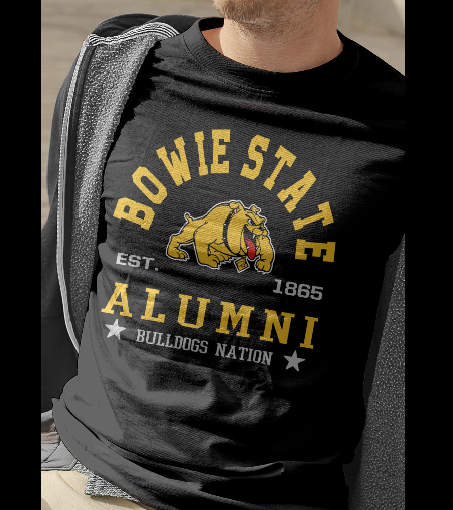 Bowie State Alumni Bulldogs Nation Est. 1865 T-Shirt