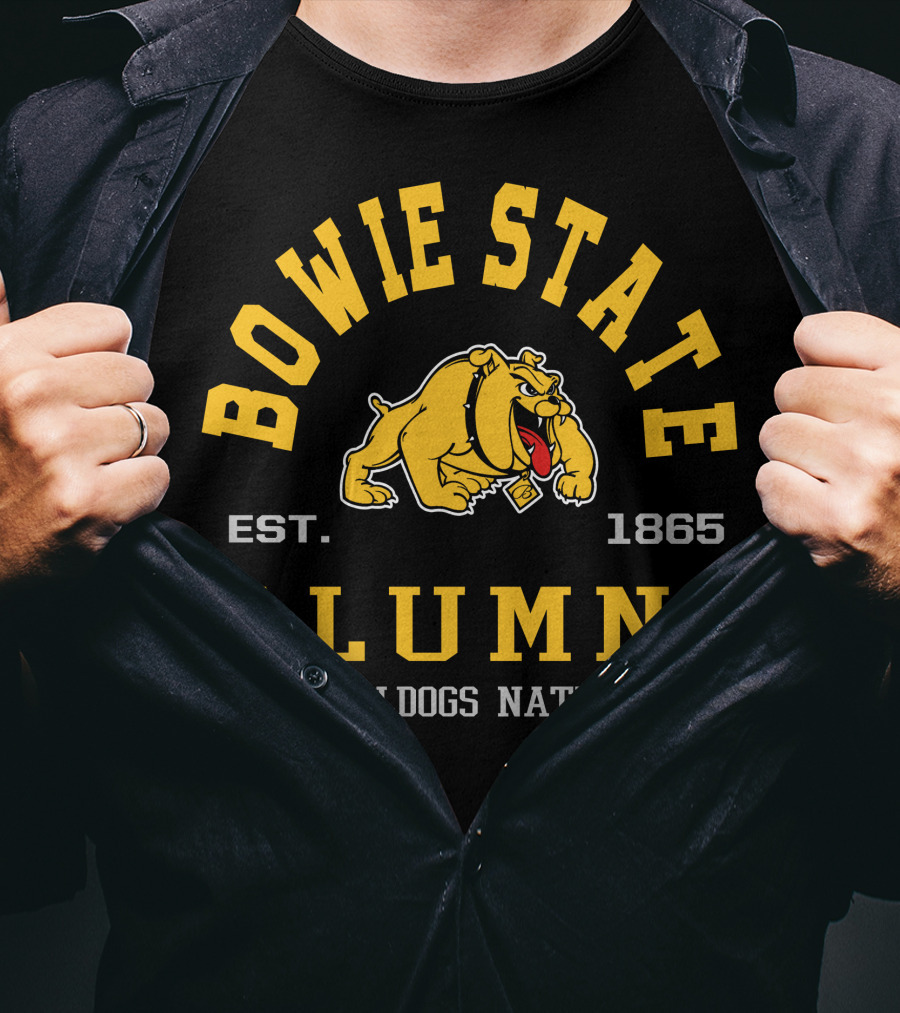 Bowie State Alumni Bulldogs Nation Est. 1865 T-Shirt
