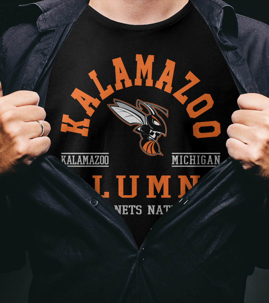 Kalamazoo Michigan Alumni Hornets Nation T-Shirt