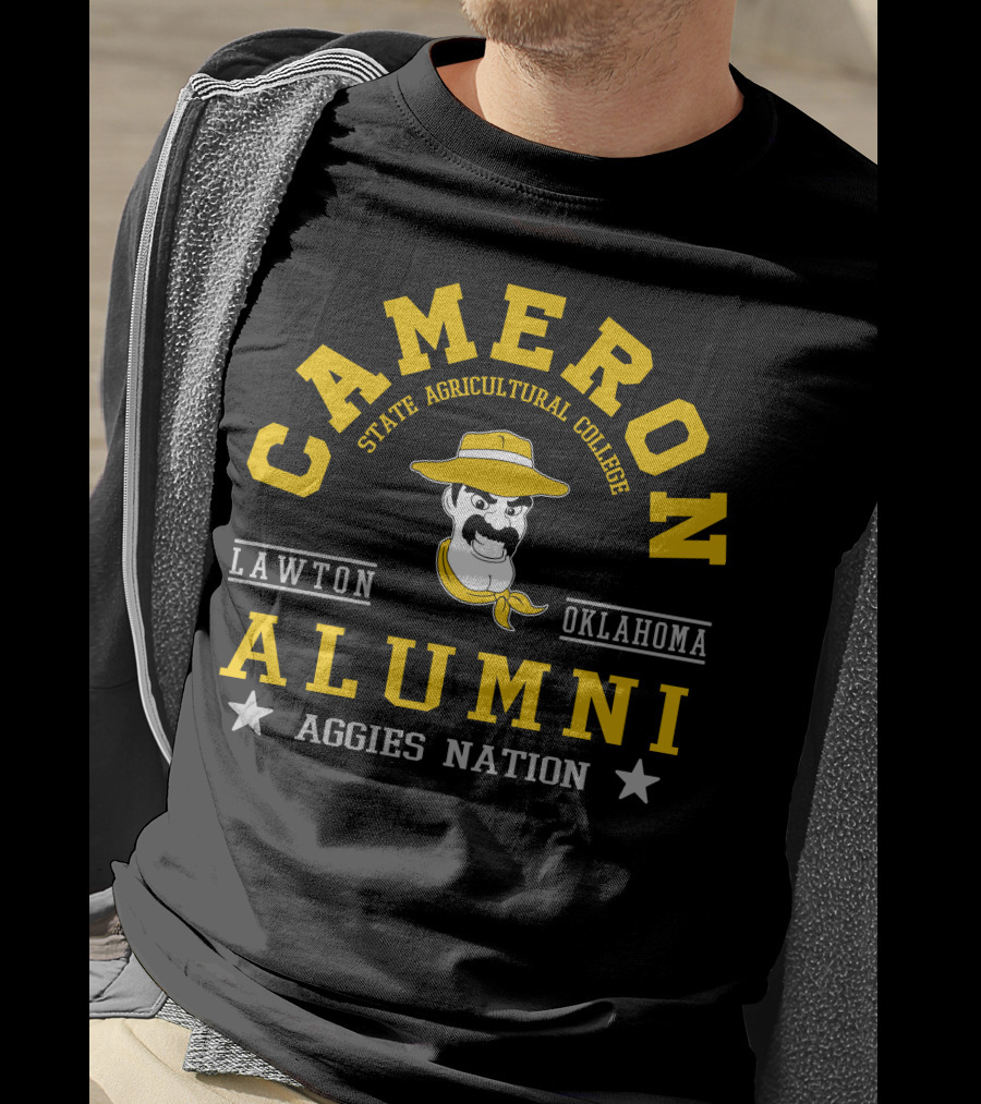 Cameron State Agricultural College Alumni Lawton Oklahoma Aggies Nation T-Shirt