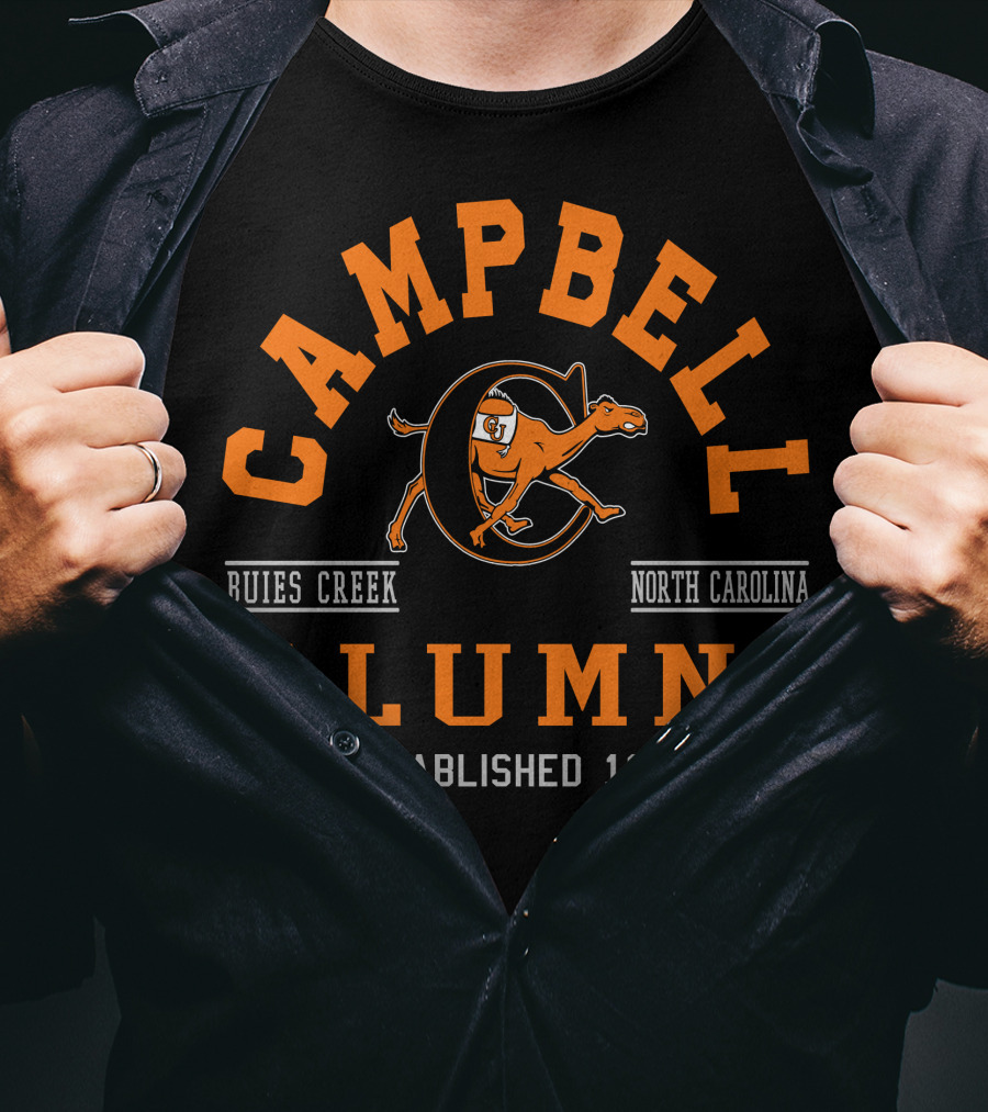 Campbell University Alumni Buies Creek North Carolina Established 1887 T-Shirt