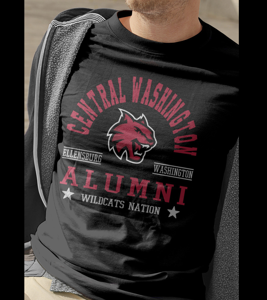 Central Washington University Wildcats Alumni Ellensburg Nation T-Shirt