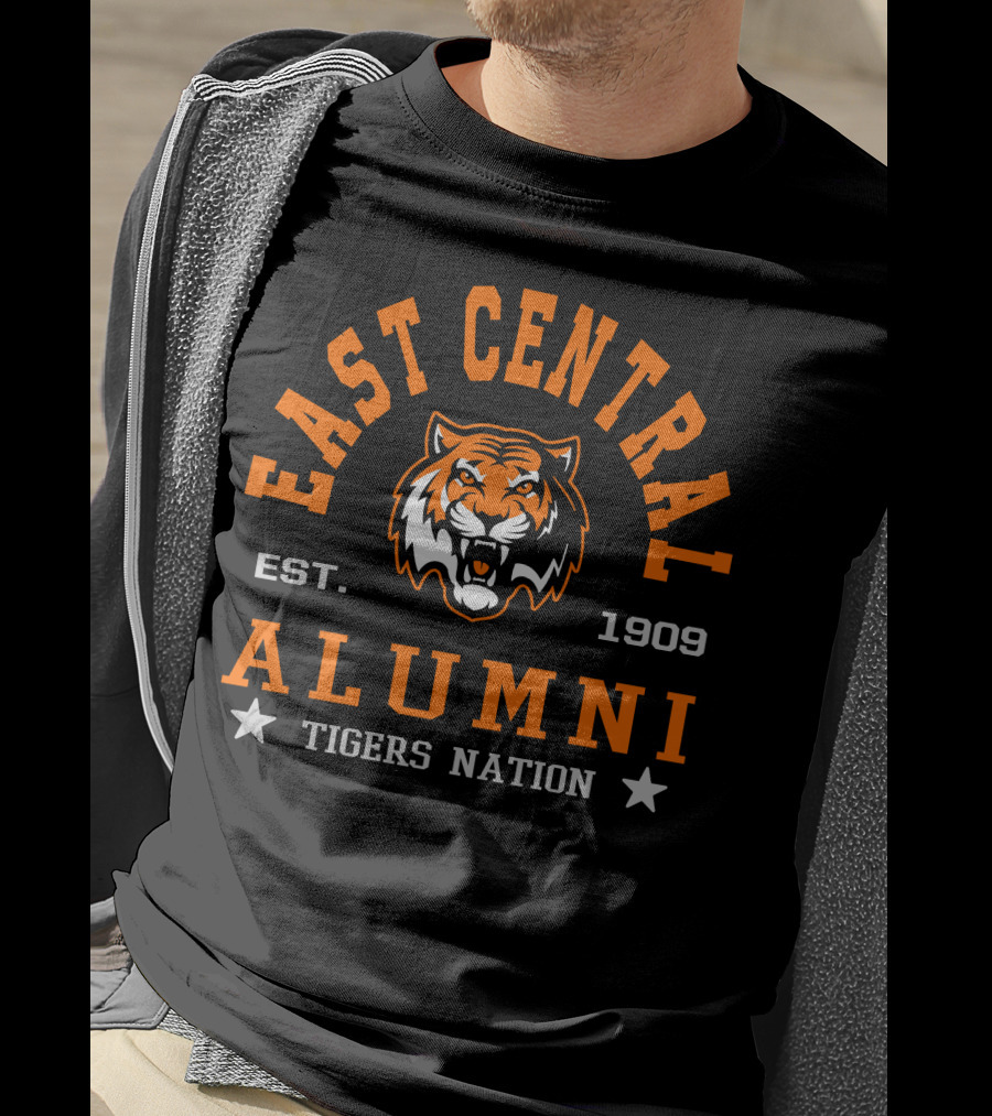East Central Alumni Tigers Nation Est. 1909 T-Shirt
