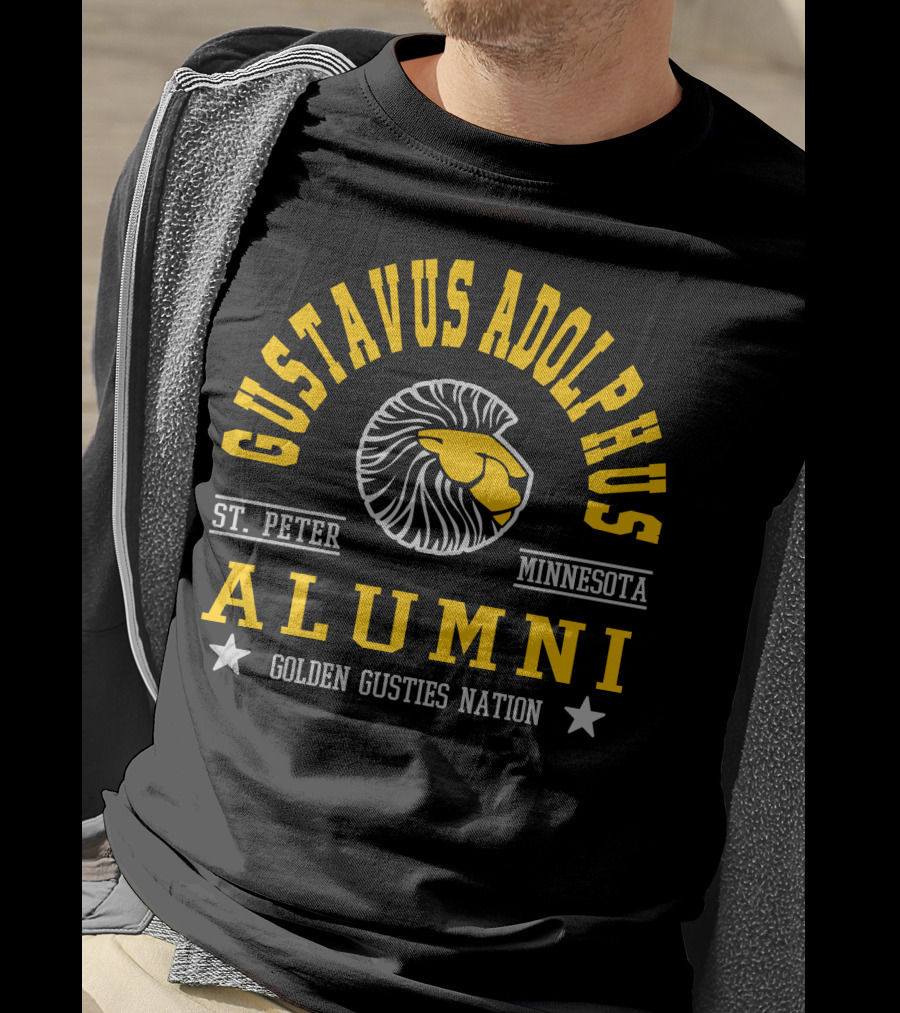 Gustavus Adolphus College Alumni St. Peter Minnesota Golden Gusties Nation T-Shirt