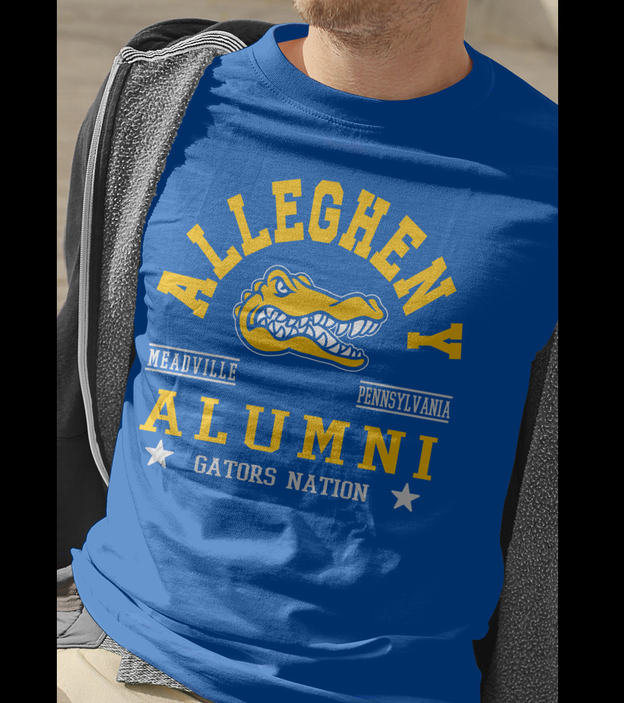 Allegheny Alumni Gators Nation Meadville Pennsylvania T-Shirt