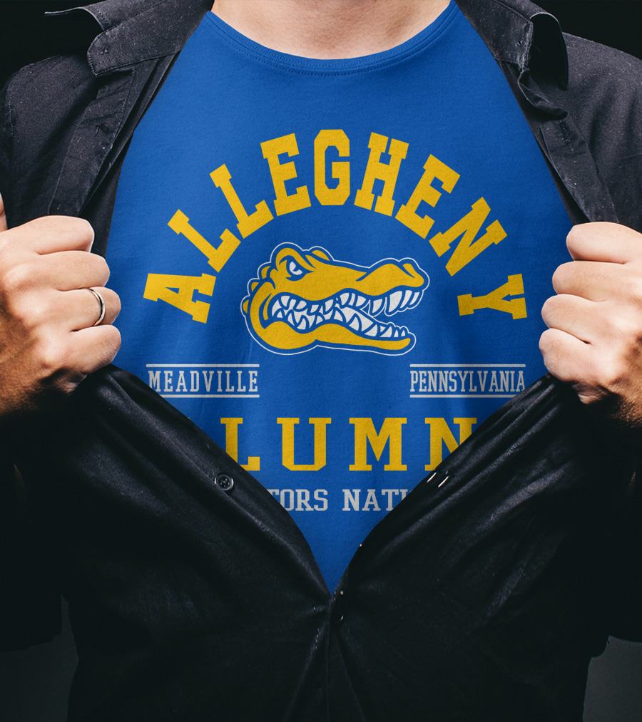 Allegheny Alumni Gators Nation Meadville Pennsylvania T-Shirt