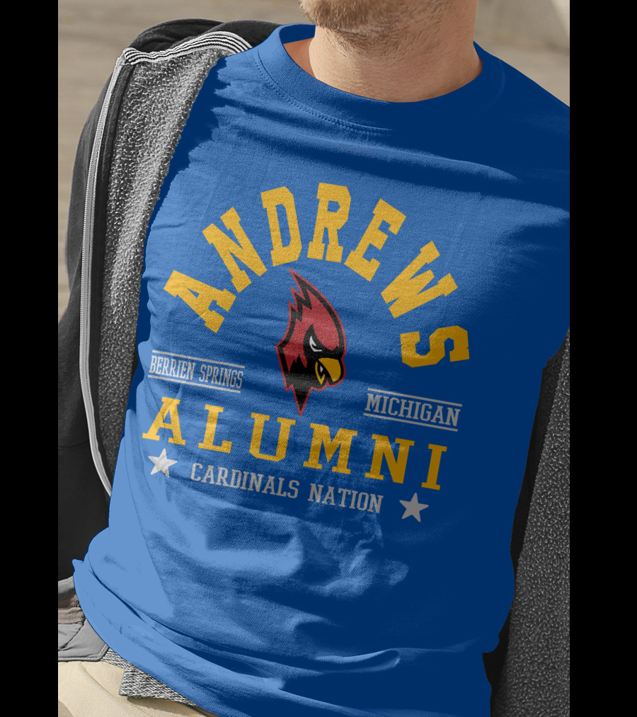 Andrews Alumni Cardinals Nation Berrien Springs Michigan T-Shirt