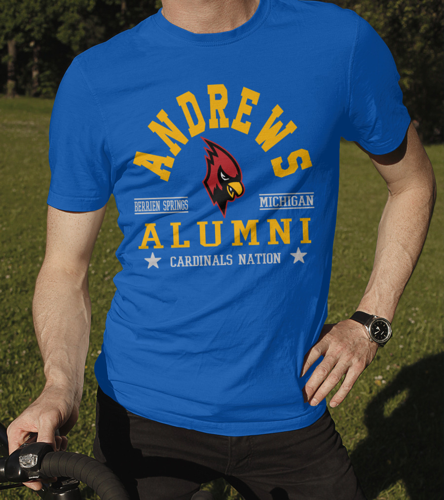 Andrews Alumni Cardinals Nation Berrien Springs Michigan T-Shirt