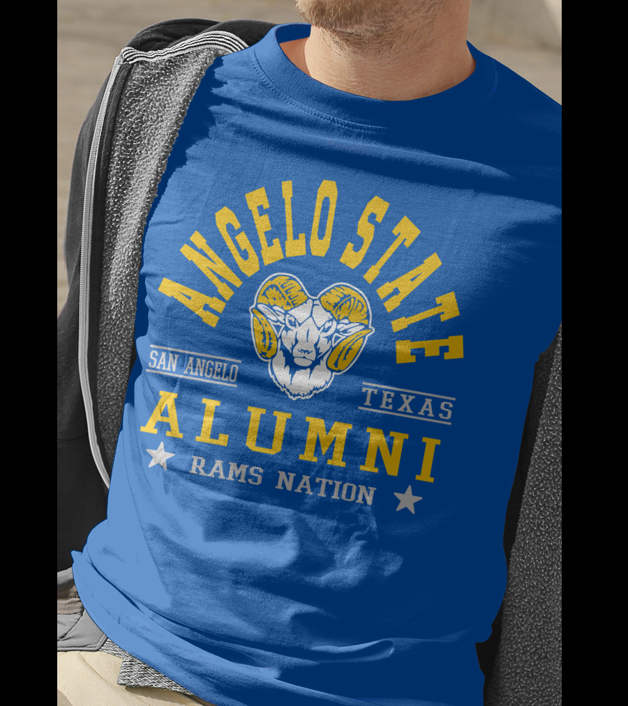 Angelo State Alumni San Angelo Texas Rams Nation T-Shirt