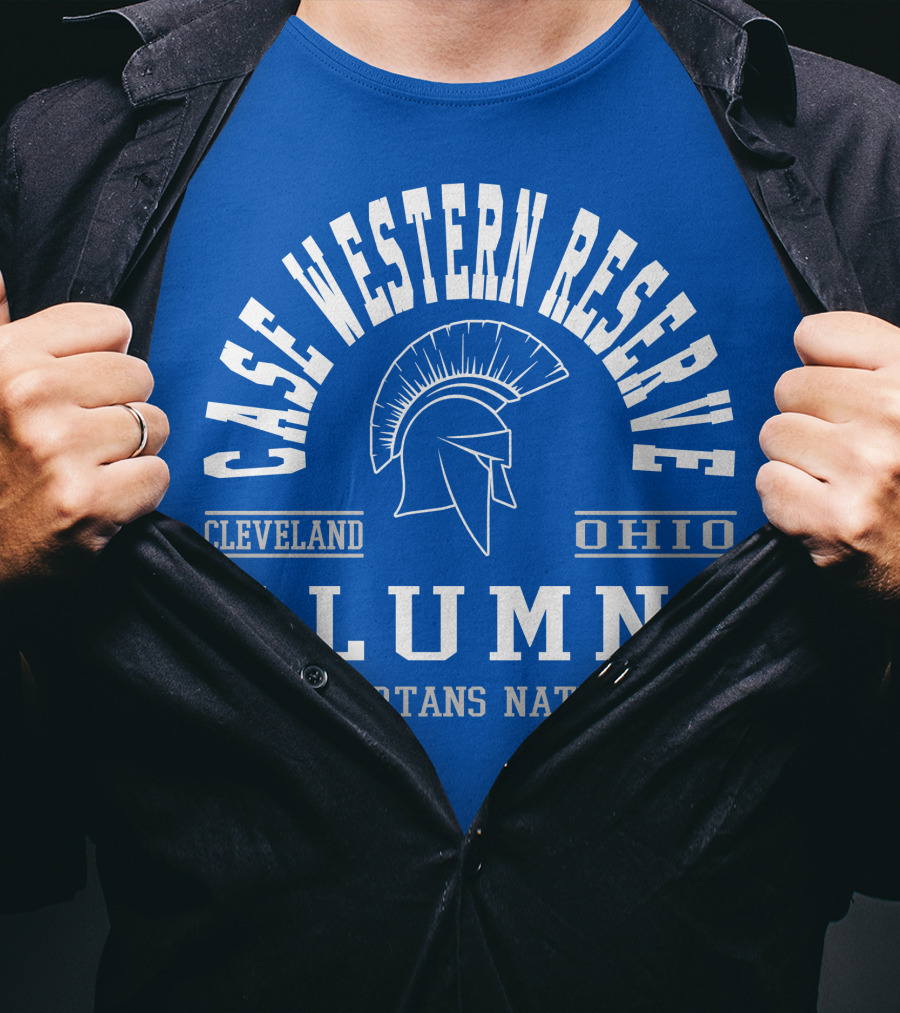 Case Western Reserve Alumni Cleveland Ohio Spartans Nation T-Shirt