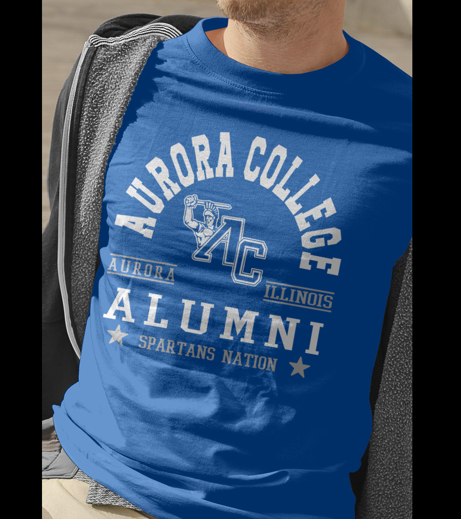 Aurora College Alumni Spartans Nation Aurora Illinois T-Shirt