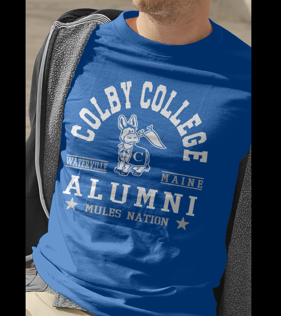 Colby College Waterville Maine Alumni Mules Nation T-Shirt