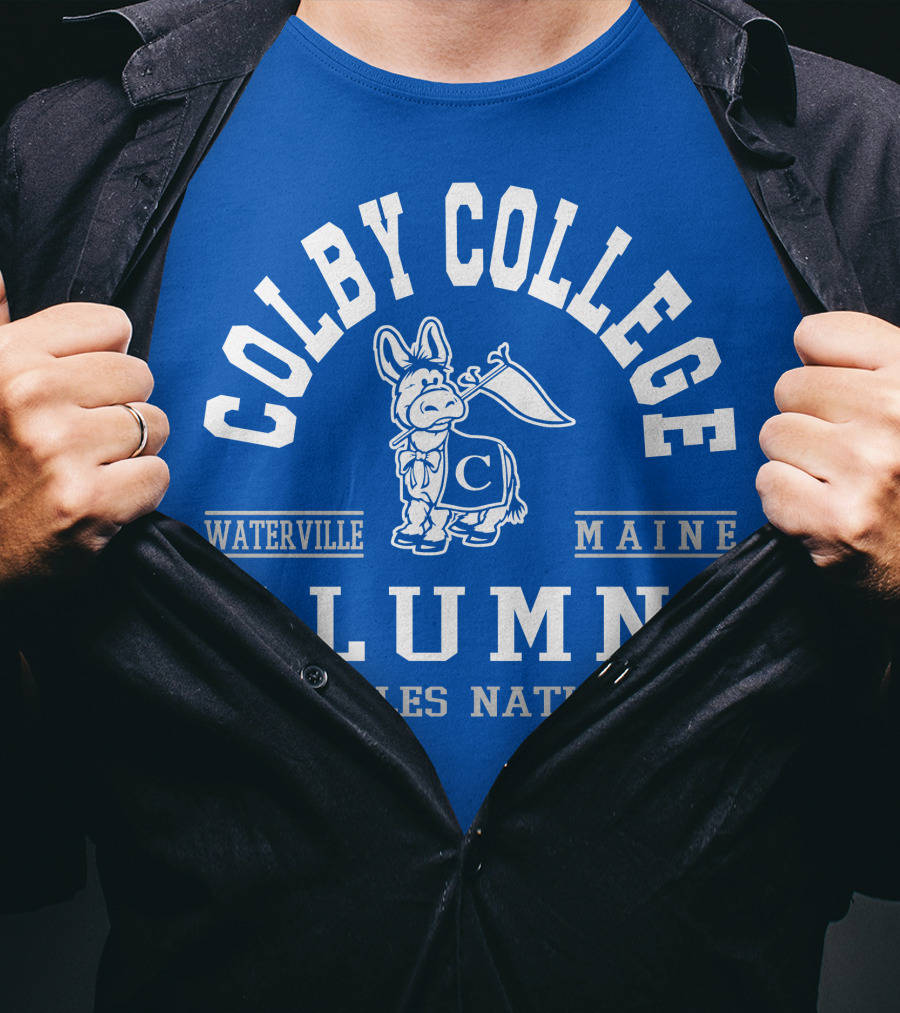 Colby College Waterville Maine Alumni Mules Nation T-Shirt