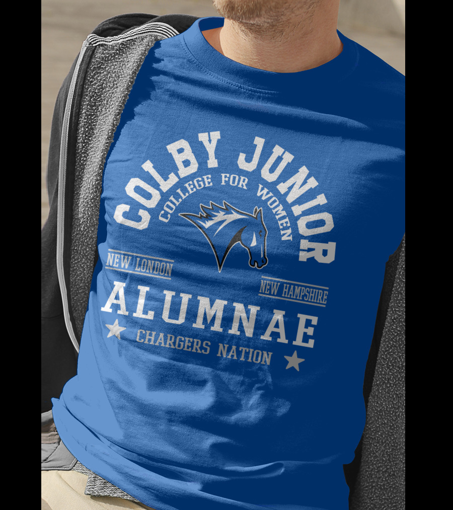 Colby Junior College For Women Alumnae Chargers Nation New London New Hampshire T-Shirt