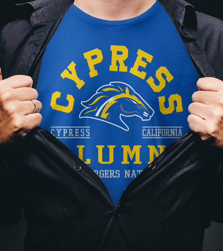 Cypress California Alumni Chargers Nation T-Shirt