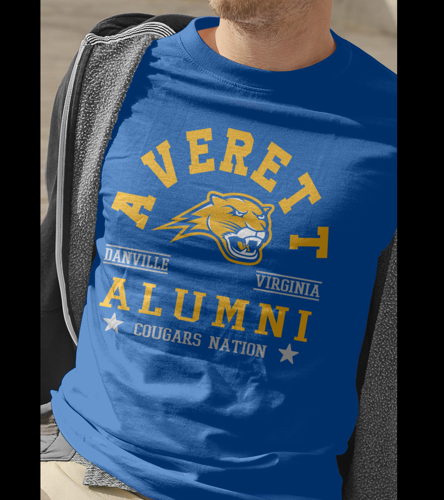 Averett Cougars Alumni Danville Virginia Nation T-Shirt